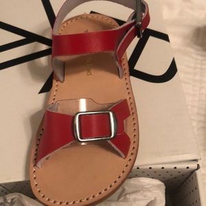 Boys red FP sandals